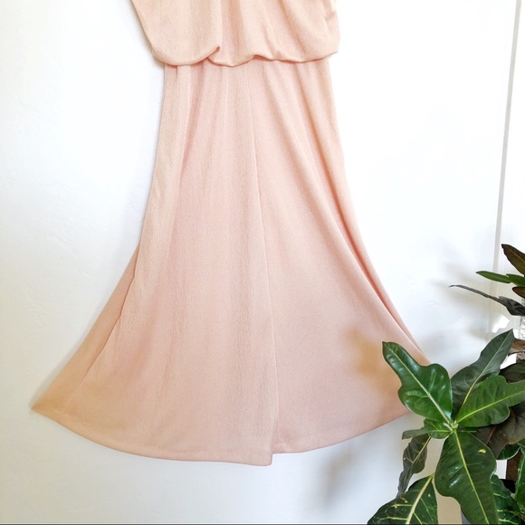 Vintage Peach Disco Dress - Picture 6 of 7